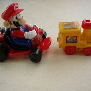 Collectible Lot of 2 Nintendo Mario Figure and Smurf