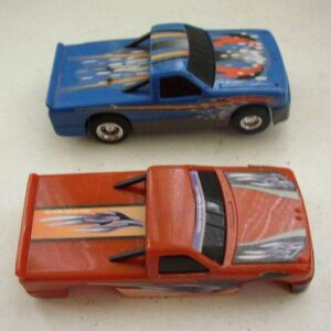 Vintage, Blue Die Cast Car with Extra Red Case