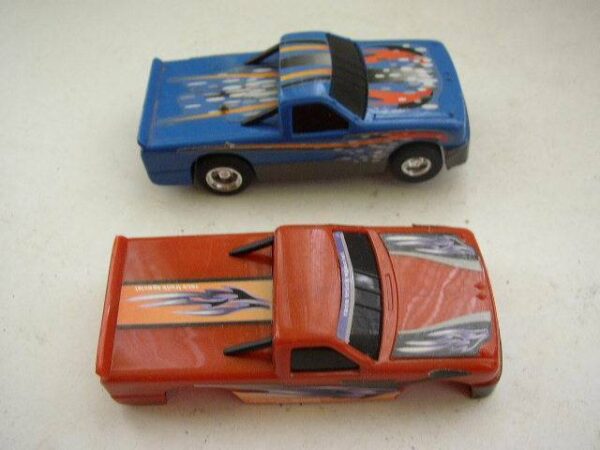 Vintage, Blue Die Cast Car with Extra Red Case