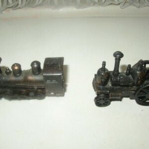 2-pc Metal Mini -3in, Toy-Sharpeners: Fire Engine-Locomotive