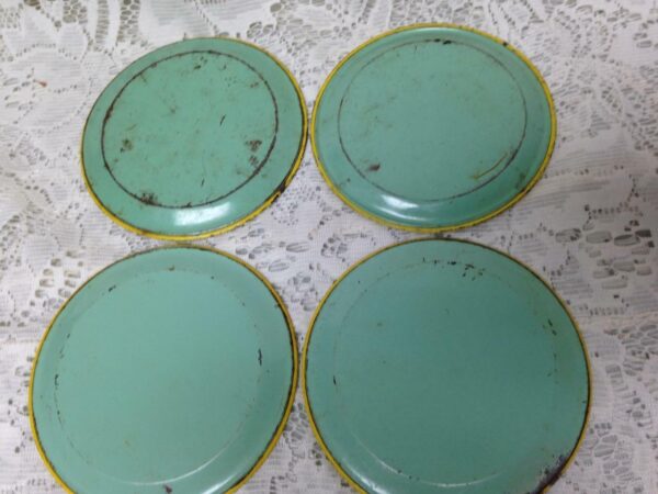 1950s Cheins Disneyland Childs 14pc Tin Tea Set Mickey-Pluto