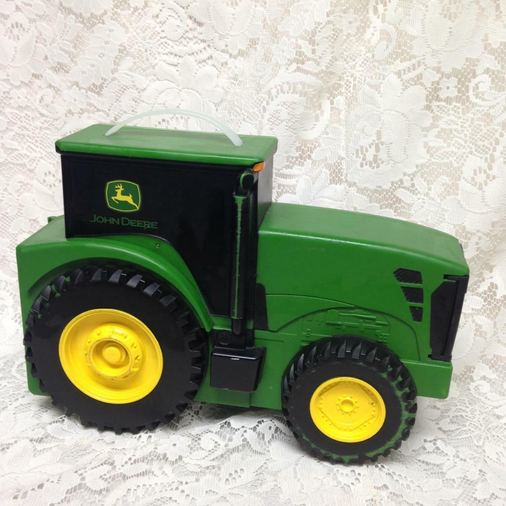 John Deere, Figural Tractor Display Case for Miniatures 14in x 9in x 5in