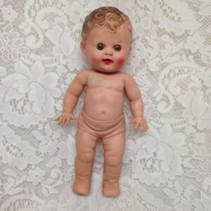 Vintage, 1940s Tod-L-Tim Sun Rubber Doll. (B)