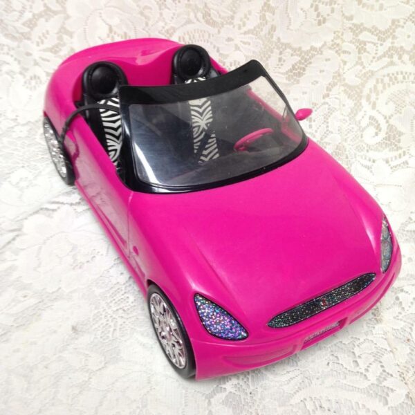 Barbie Doll Hot Pink Car 13in x 7in x 6in