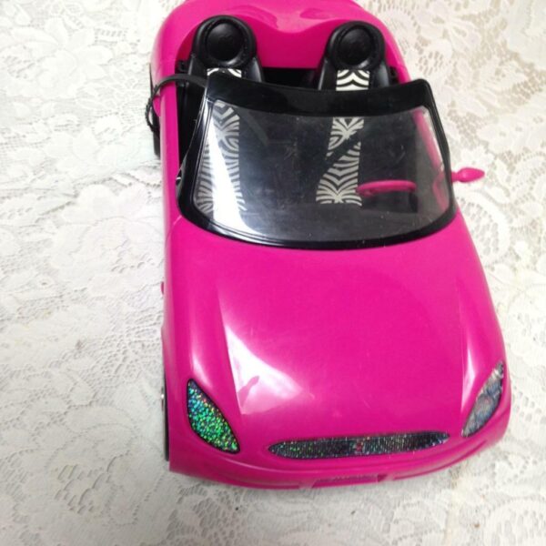 Barbie Doll Hot Pink Car 13in x 7in x 6in