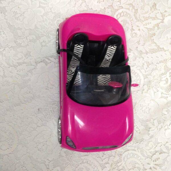 Barbie Doll Hot Pink Car 13in x 7in x 6in