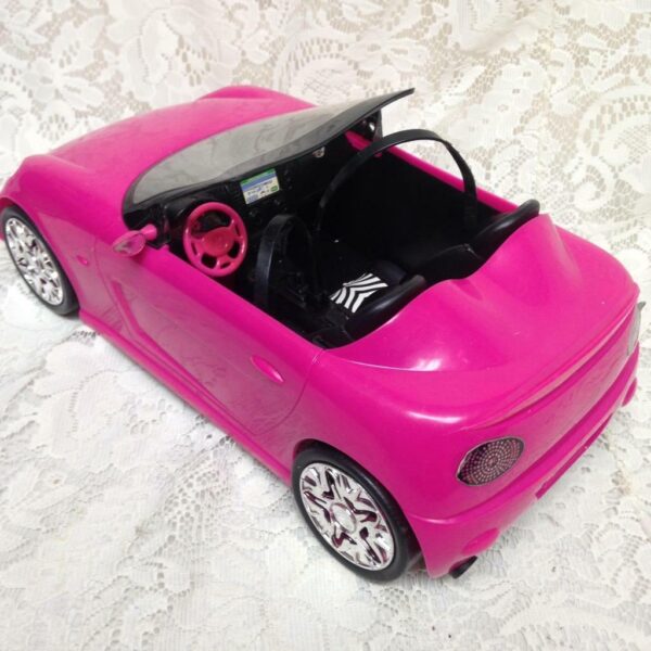 Barbie Doll Hot Pink Car 13in x 7in x 6in