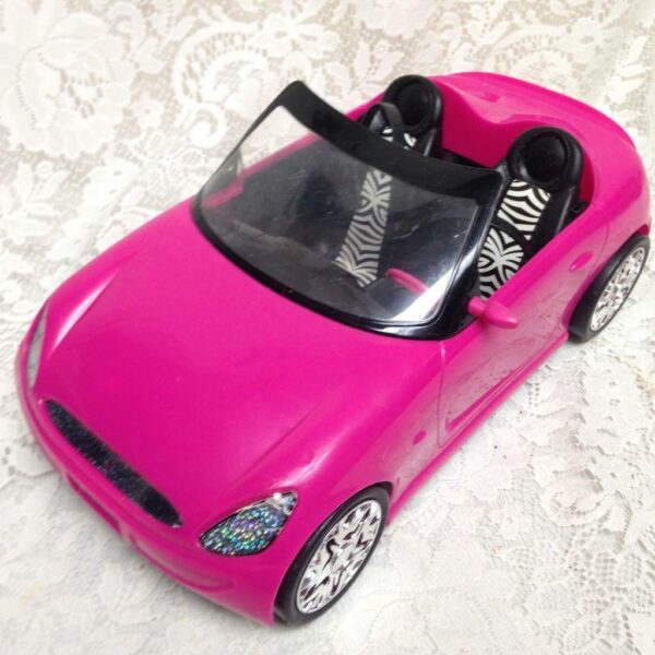 Barbie Doll Hot Pink Car 13in x 7in x 6in