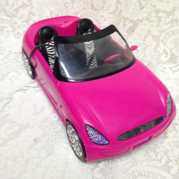 Barbie Doll Hot Pink Car 13in x 7in x 6in