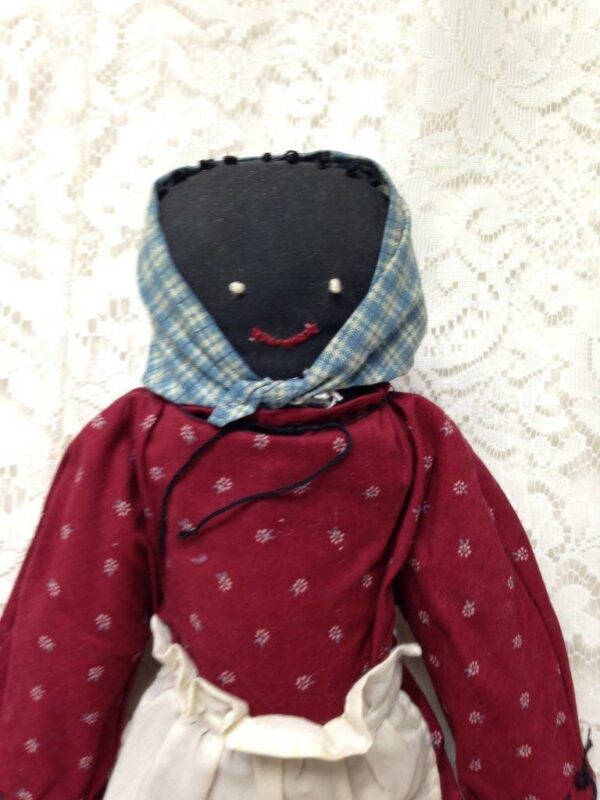 Vintage, African American, 18-inch Handcrafted Fabric Doll