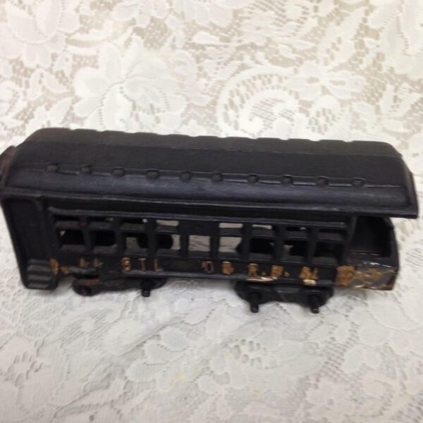 Vintage, RR 44, St. Louis-Ohio River 4 piece Cast Iron 38in Toy Train