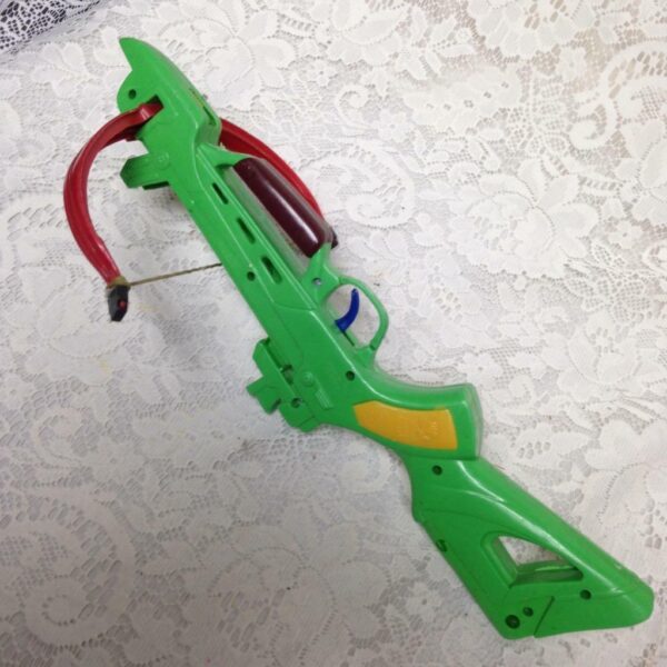 Green Plastic Archer Style Shoot Gun, 14inL x 7in x 4in