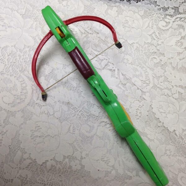 Green Plastic Archer Style Shoot Gun, 14inL x 7in x 4in
