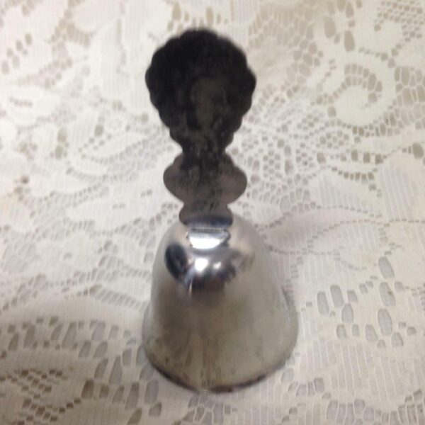 Vintage, 2pc Silver Souvenir Bells,Eisenhhower Chapel and New Mexico