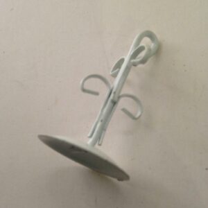 Vintage Doll House Miniatures, 2in Metal Coat or Hat Rack