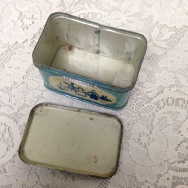 Rare 1948 Child's Wolverine Delft 2-pc Bread Box