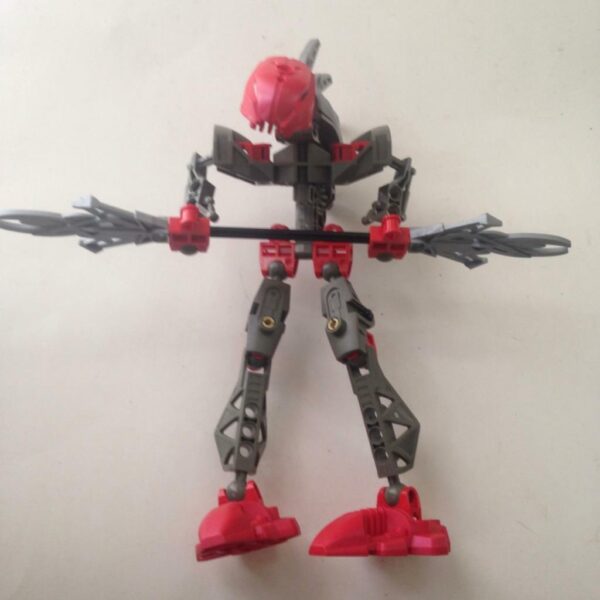 Vintage, Rare, Lego, Bionicle - Gray, Red and Black 9in x 8in x 5in