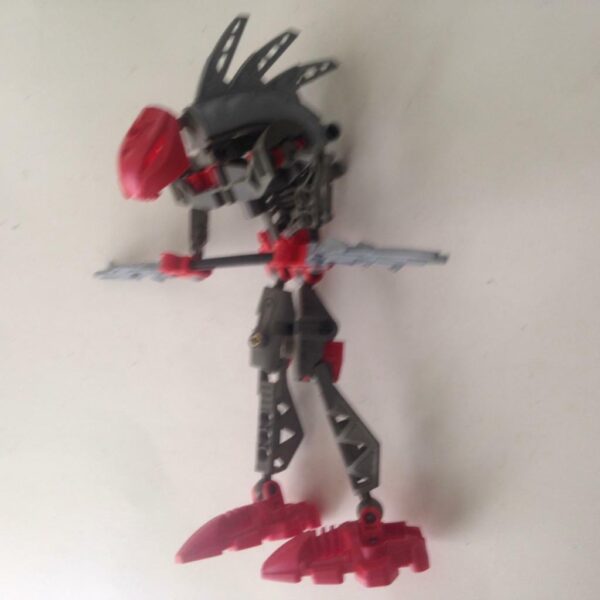 Vintage, Rare, Lego, Bionicle - Gray, Red and Black 9in x 8in x 5in