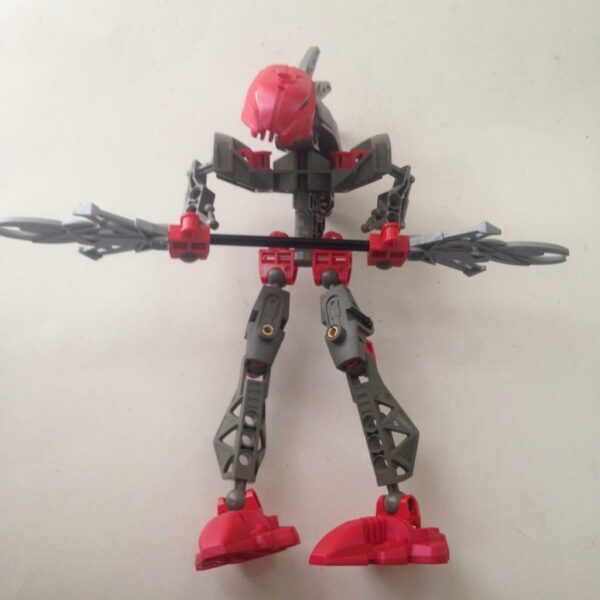 Vintage, Rare, Lego, Bionicle - Gray, Red and Black 9in x 8in x 5in