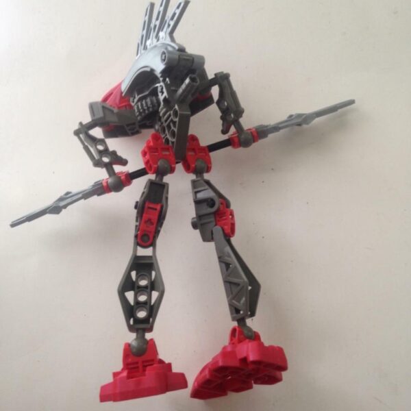 Vintage, Rare, Lego, Bionicle - Gray, Red and Black 9in x 8in x 5in