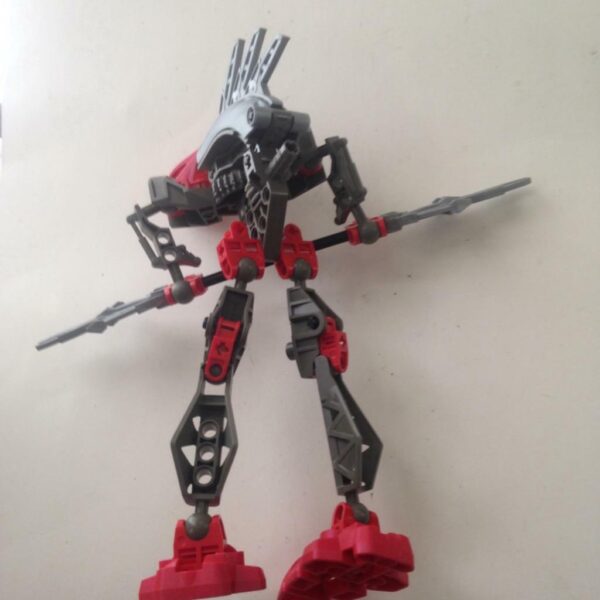 Vintage, Rare, Lego, Bionicle - Gray, Red and Black 9in x 8in x 5in