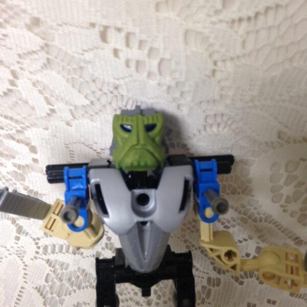 Vintage, Rare, Lego, Bionicle Green Head Robot 8in x 6.5in x 2.25in (B)