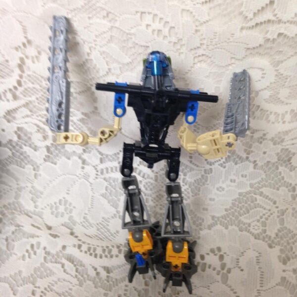 Vintage, Rare, Lego, Bionicle Green Head Robot 8in x 6.5in x 2.25in (B)