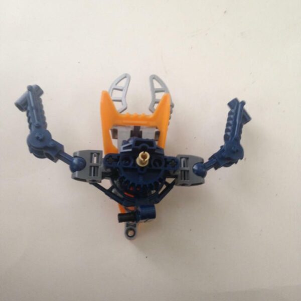 Vintage, Rare, Lego, Bionicle -Orange, Gray and Blue 6in x 4in x 3in