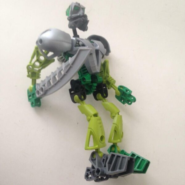 Vintage, Rare, Lego, Bionicle Green, Gray an Black 7.5in x 4in x 4in