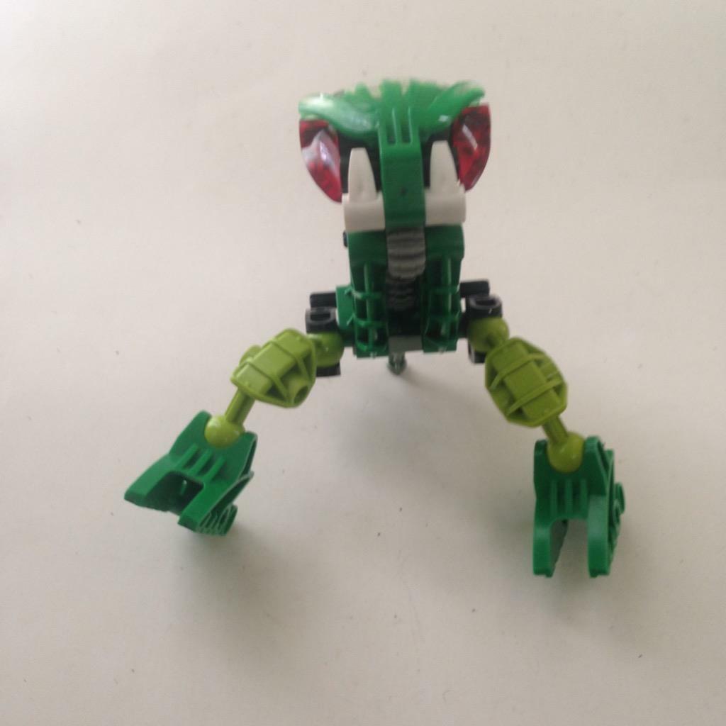 Vintage, Rare, Lego, Bionicle – Green, White and Red- 5in x 3in x 3in