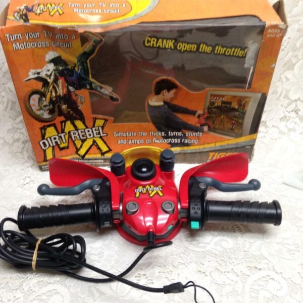 Vintage 2005 MX Dirt Rebel Motorcross By Tiger Games with Original Box 16x11x4