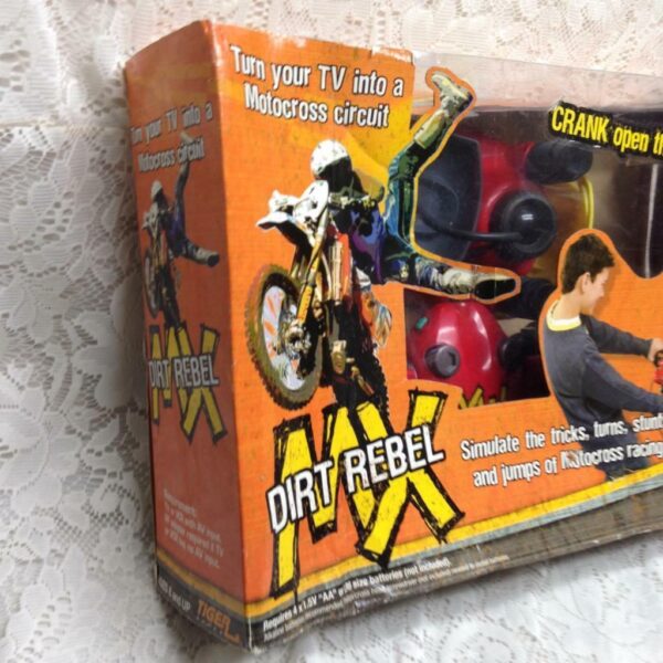 Vintage 2005 MX Dirt Rebel Motorcross By Tiger Games with Original Box 16x11x4