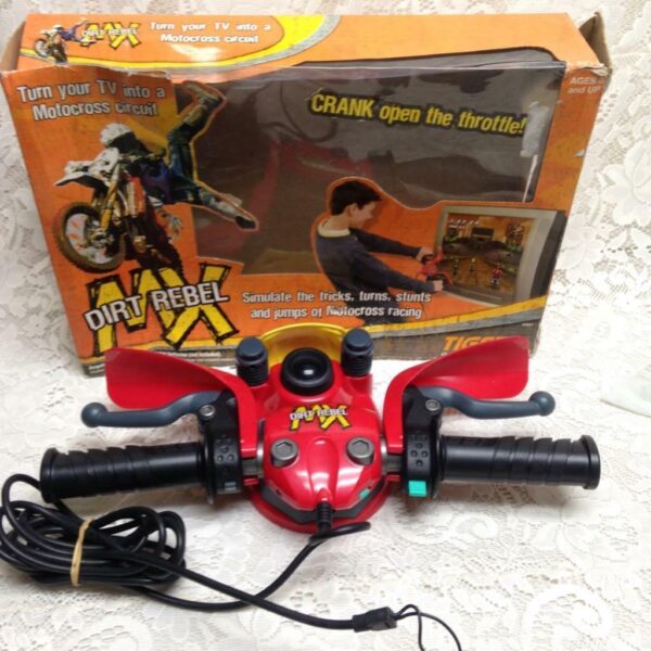 Vintage 2005 MX Dirt Rebel Motorcross By Tiger Games with Original Box 16x11x4