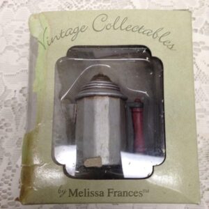 Rare, Vintage Collectable Teapot by Melissa Frances in Orig. Box 3in x 2in (B)