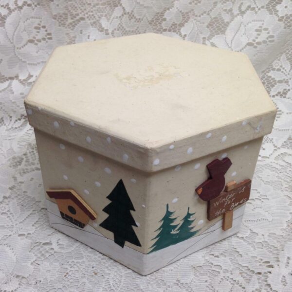 Large, 3in 1 Nesting Christmas Boxes Size 8in; 6.5in and 5in