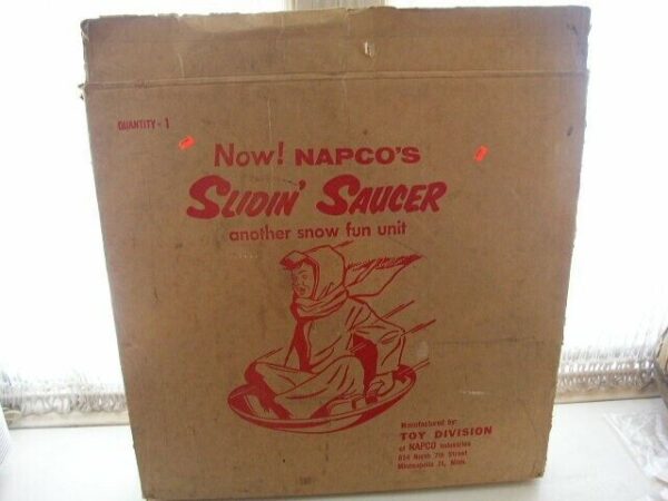 1940-50s Napco's Slidin Saucer 26in D