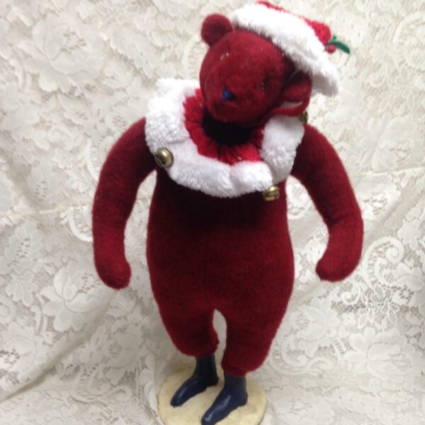 Vintage, Large Santa Bear 17in x 11in