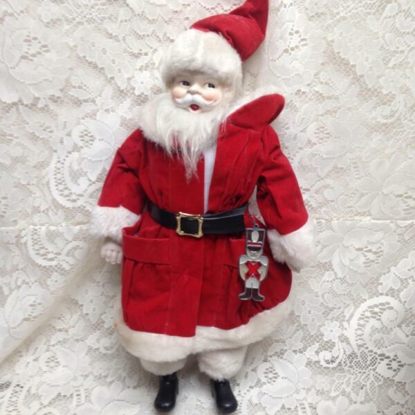 Vintage, Christmas Santa 18inx 10in