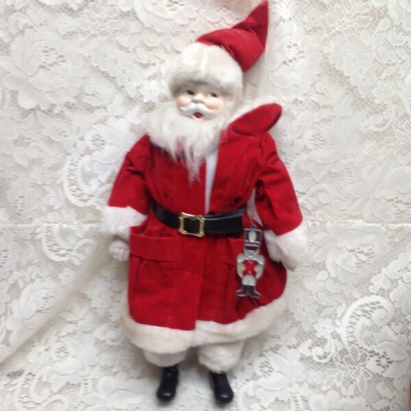 Vintage, Christmas Santa 18inx 10in