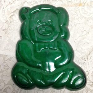 Vintage, Rare, Green Bear Jelly Mold 11in x 9in