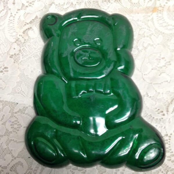 Vintage, Rare, Green Bear Jelly Mold 11in x 9in