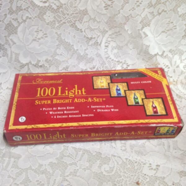 Vintage100 Christmas Lights in Original Box