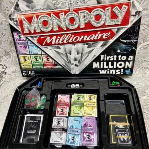 Vintage, Complete Monopoly Millionaire Board Game - 12in Sq