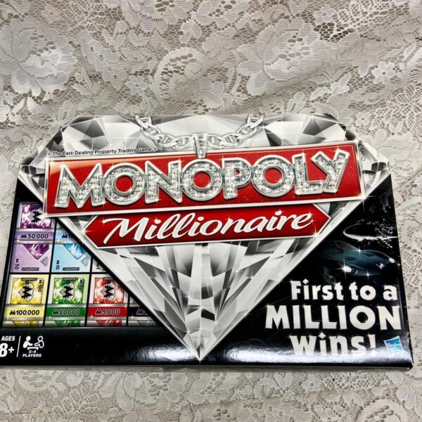 Vintage, Complete Monopoly Millionaire Board Game - 12in Sq