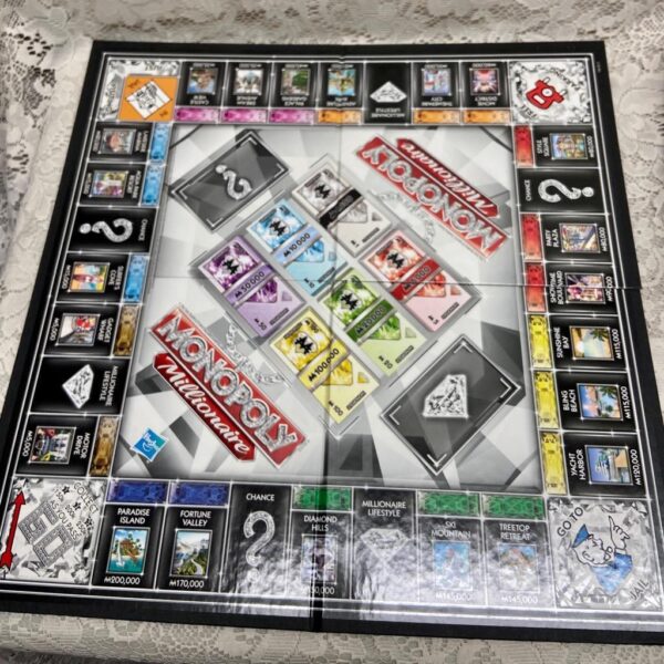 Vintage, Complete Monopoly Millionaire Board Game - 12in Sq