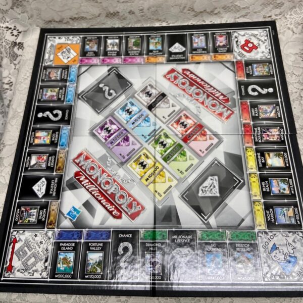 Vintage, Complete Monopoly Millionaire Board Game - 12in Sq