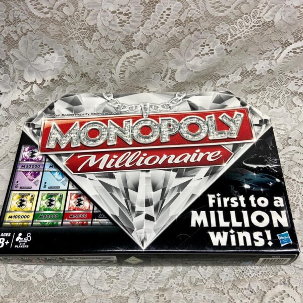 Vintage, Complete Monopoly Millionaire Board Game - 12in Sq