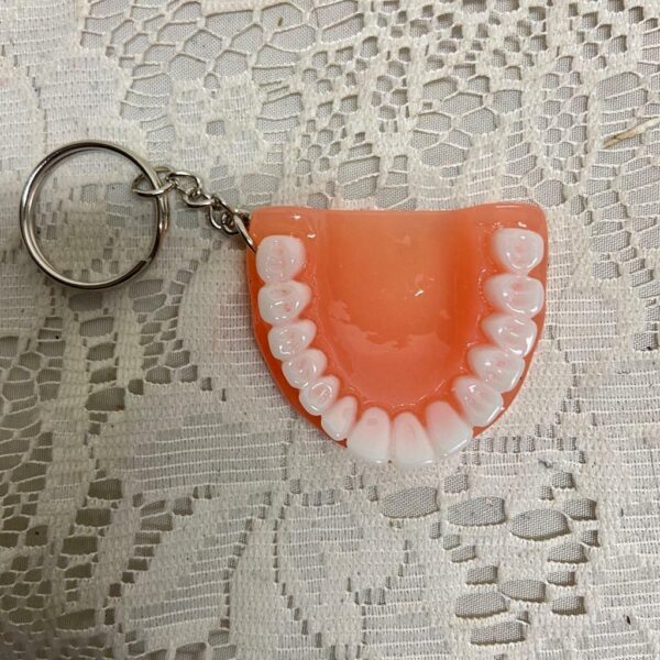 Vintage, False Teeth Key Chain