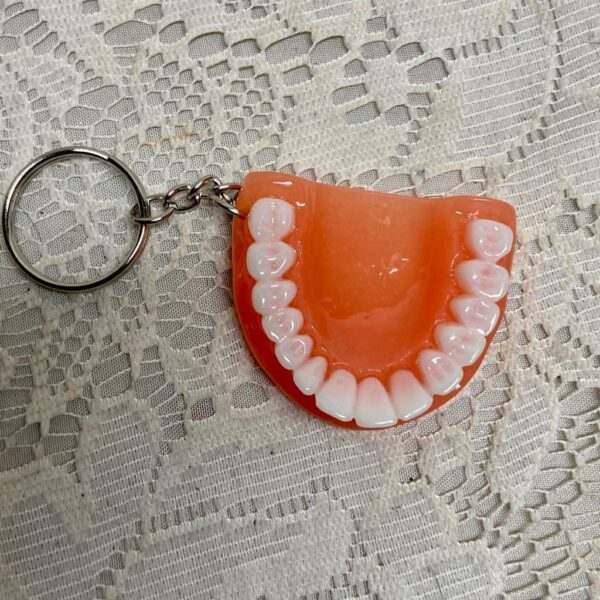 Vintage, False Teeth Key Chain