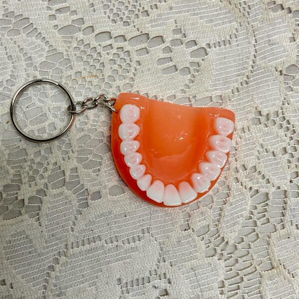 Vintage, False Teeth Key Chain